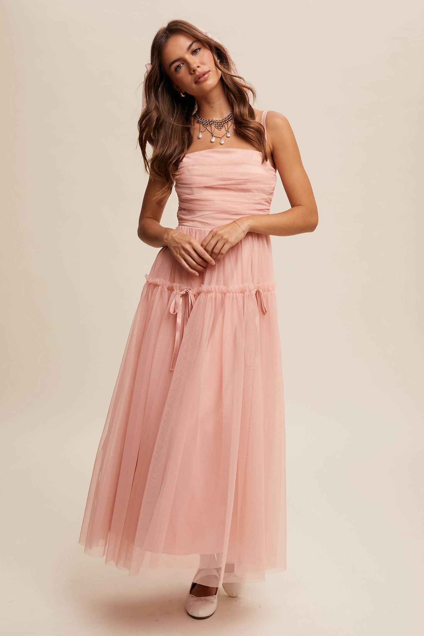 Anastasia Mesh Maxi Dress