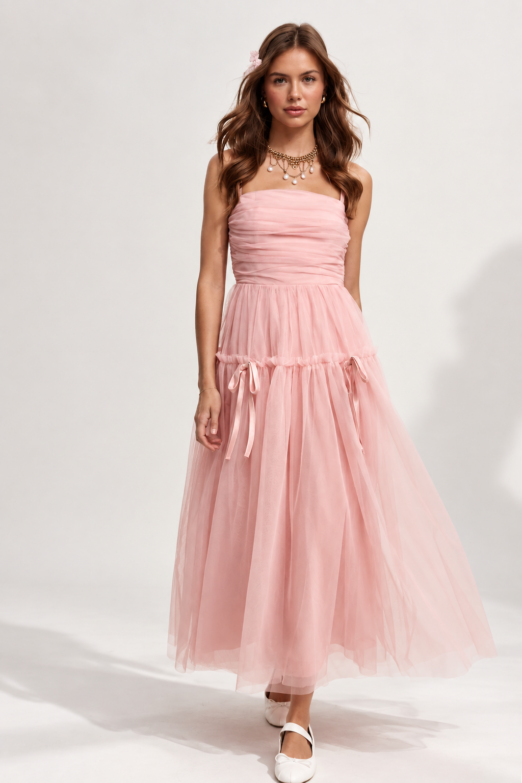 Anastasia Mesh Maxi Dress