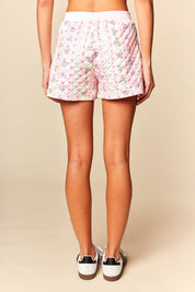 Meadow Quilted Floral Sweatshirt & Shorts Set