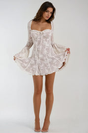 Anissa Vintage Lace Mini Dress