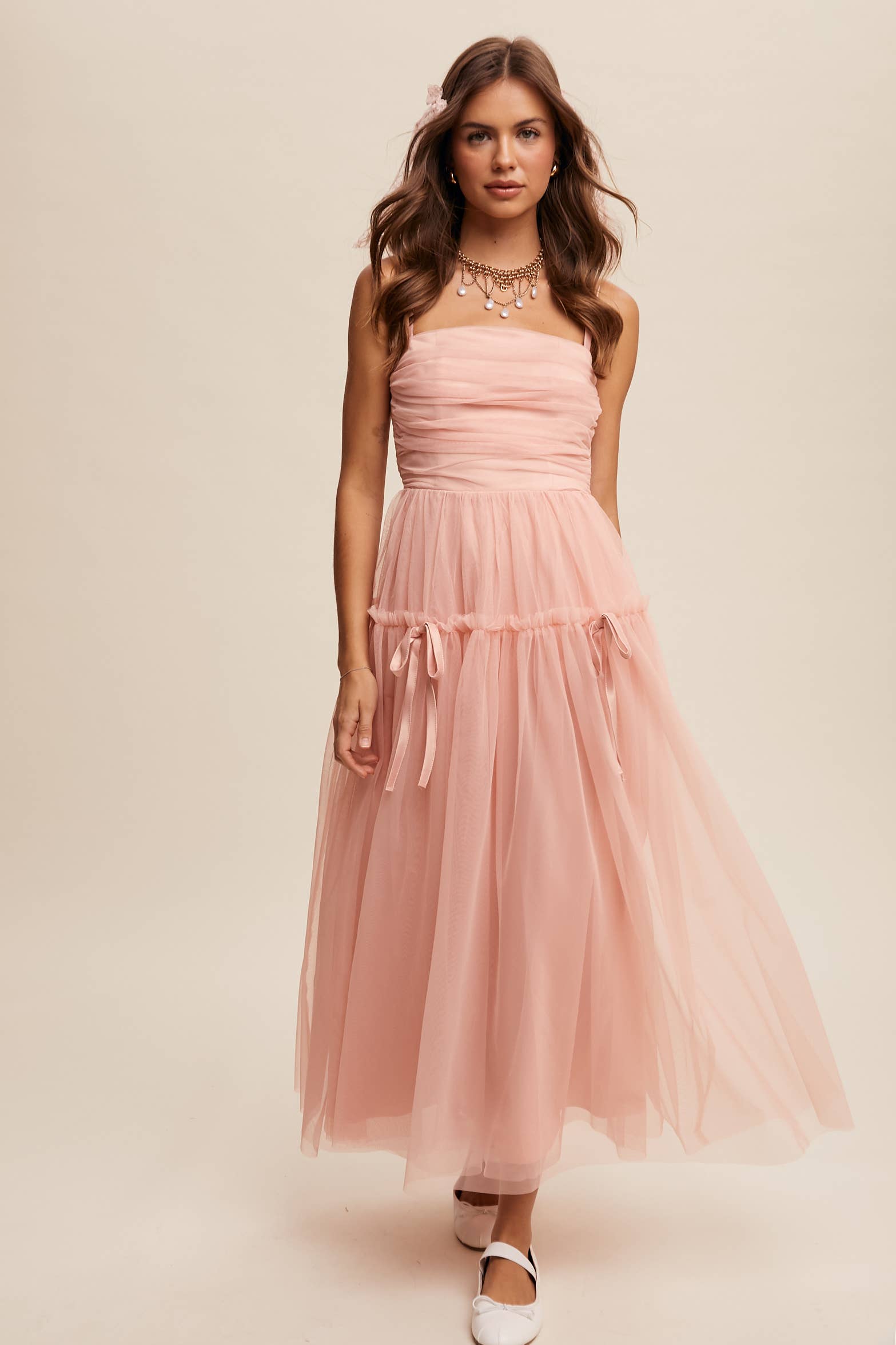 Anastasia Mesh Maxi Dress