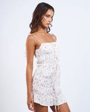 Elise Smocked Floral Mini Dress