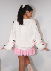 Rosalina Pleated Tulle Bow Mini Skirt