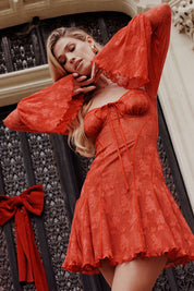 Anissa Vintage Lace Mini Dress