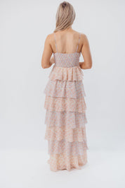 Flora Tiered Floral Maxi Dress