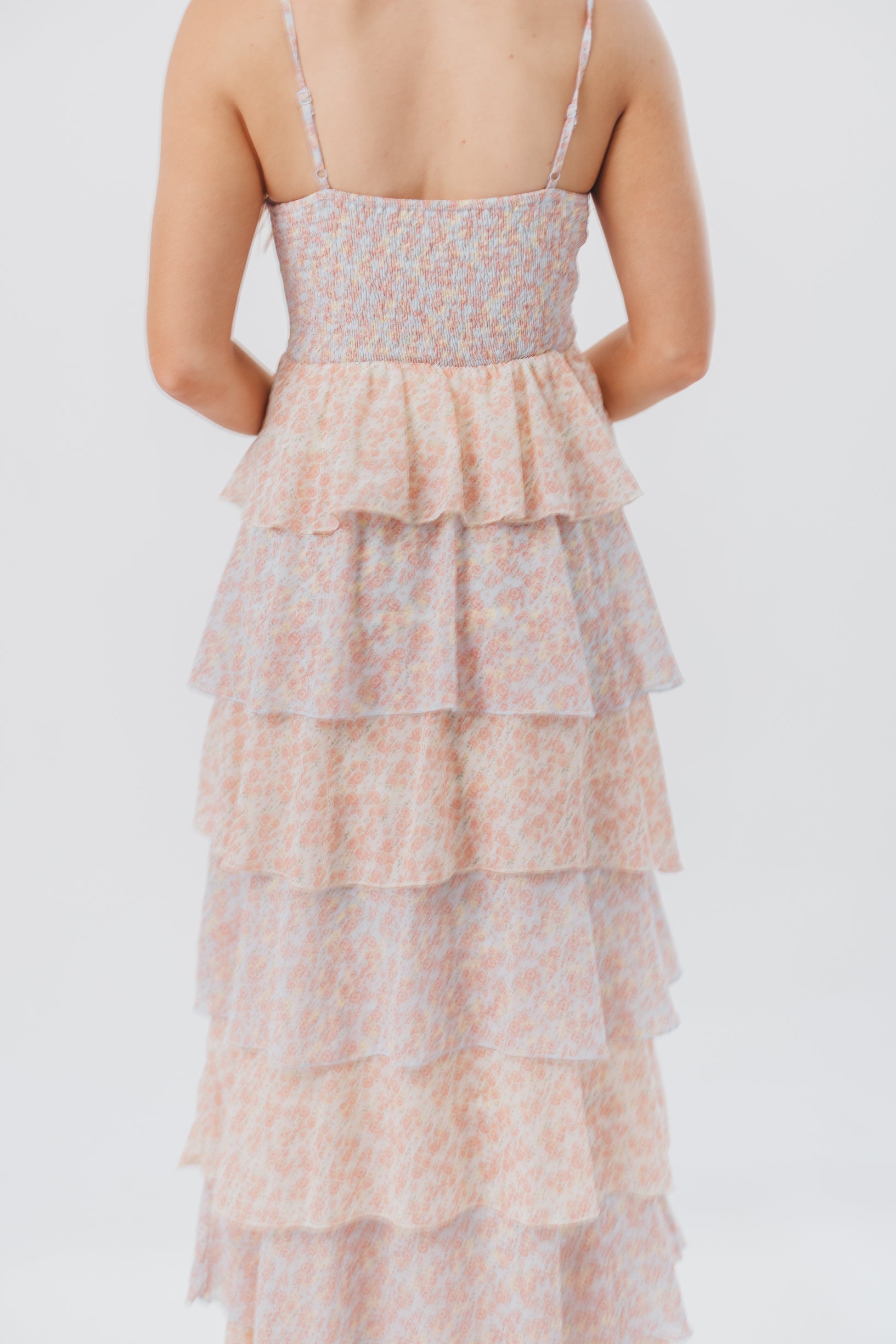 Flora Tiered Floral Maxi Dress