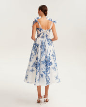 Luciana Flowy Floral Maxi Dress