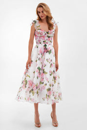 Luciana Flowy Floral Maxi Dress