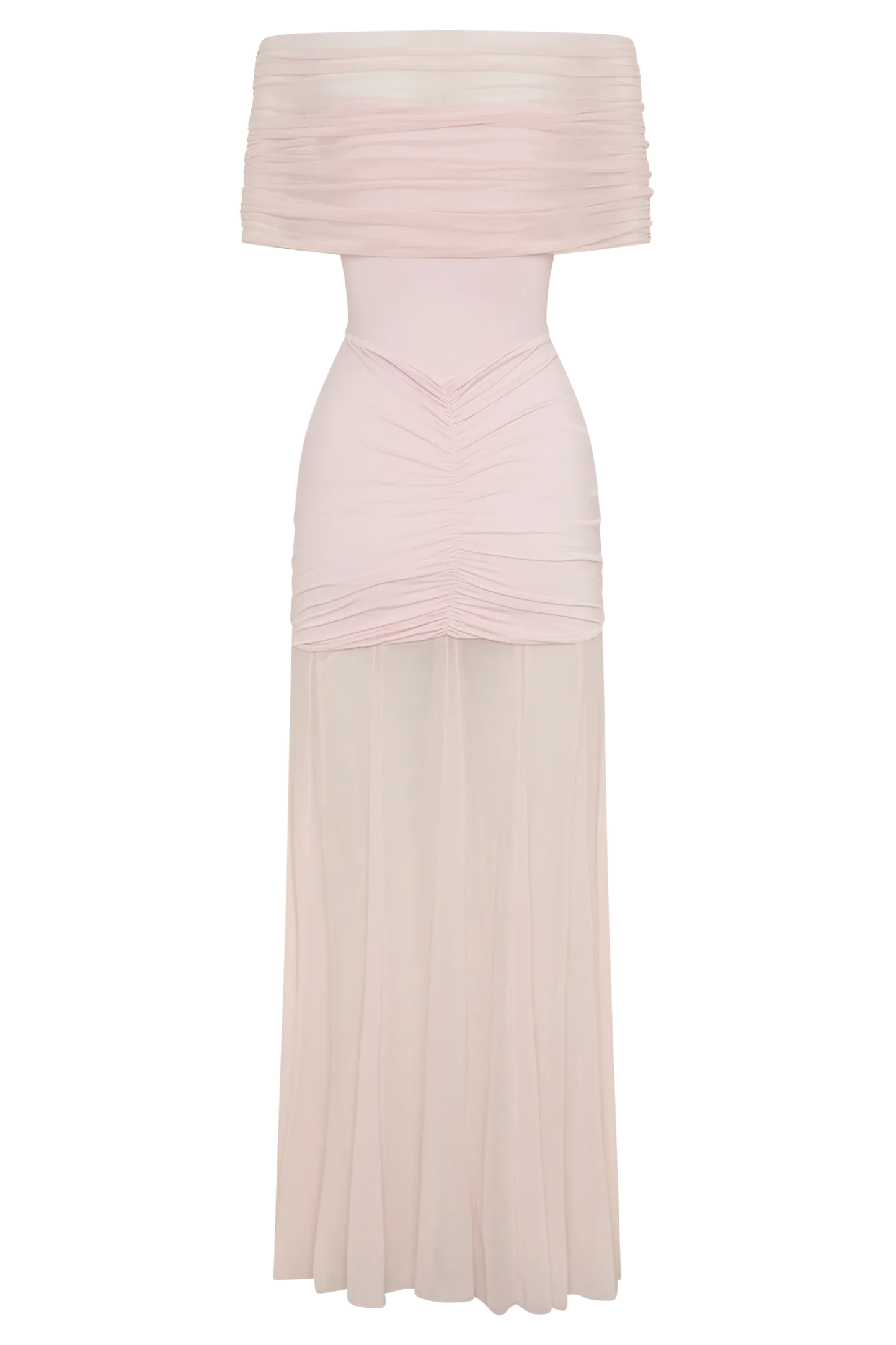 Jaide Off Shoulder Tulle Maxi Dress