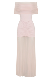 Jaide Off Shoulder Tulle Maxi Dress