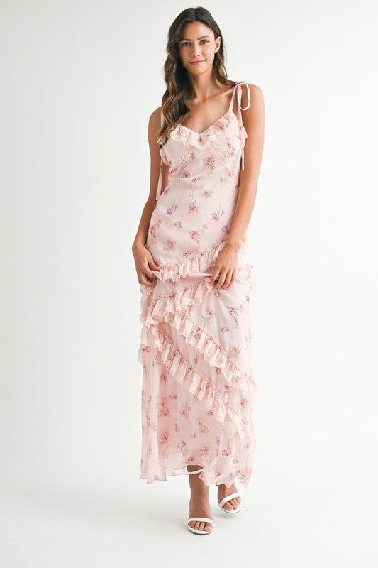 Garden of Reverie Ruffle Gown