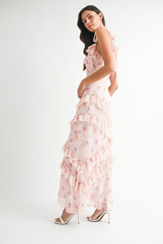 Garden of Reverie Ruffle Gown