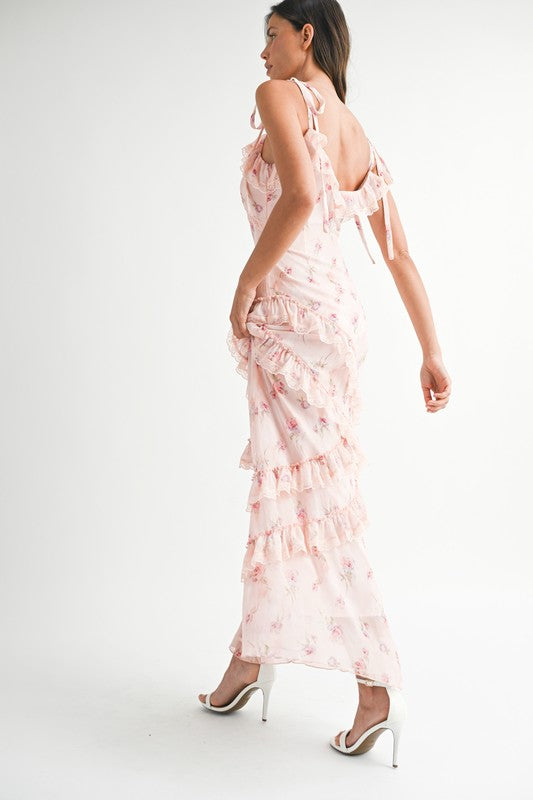Garden of Reverie Ruffle Gown