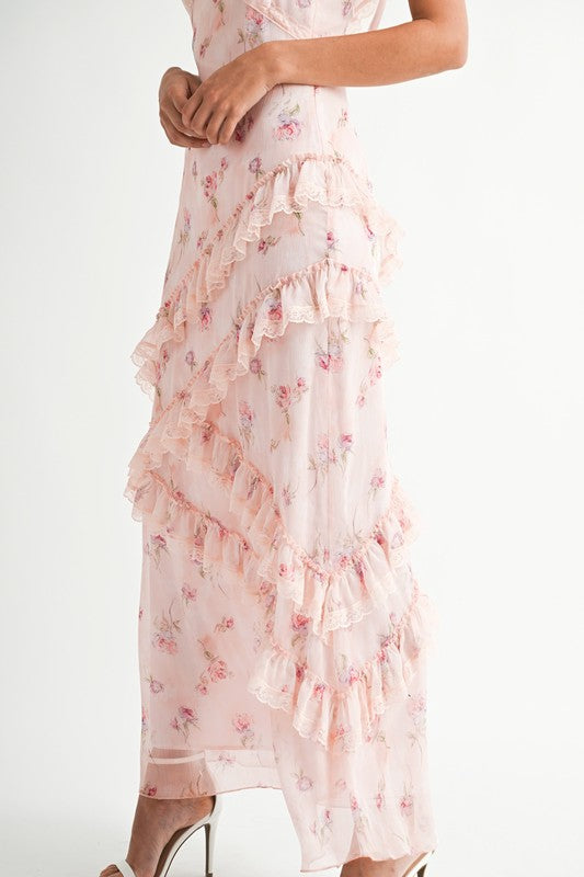 Garden of Reverie Ruffle Gown