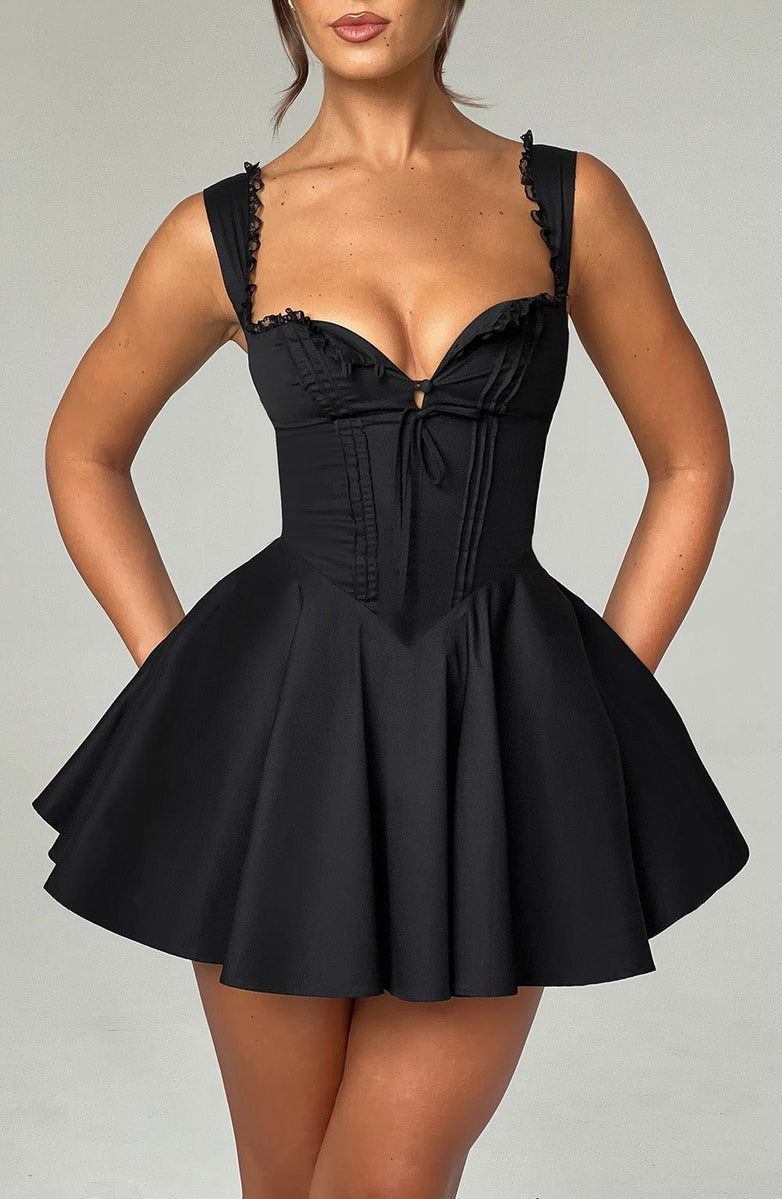 Daisy Halter Mini Dress