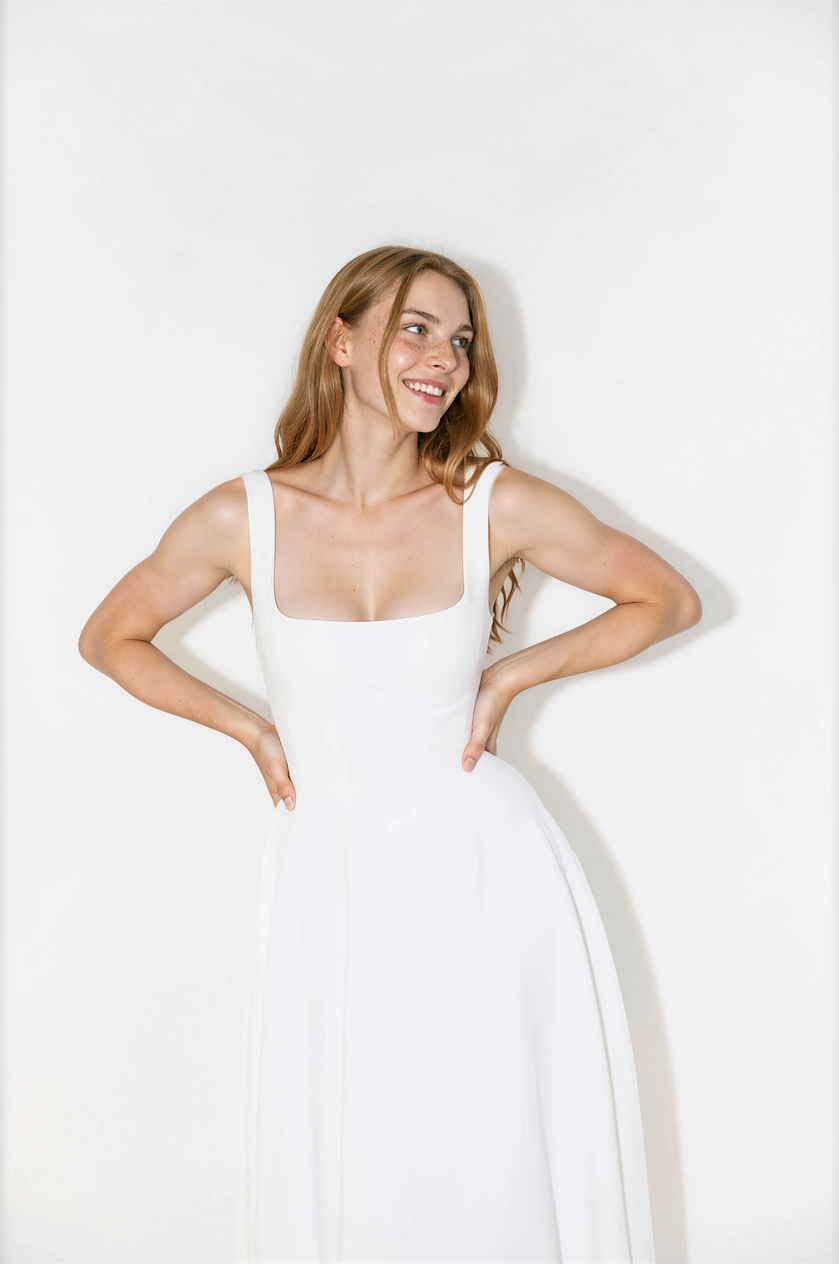Sofia Classy Midi Dress