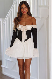 Aurora Off-Shoulder Mini Dress
