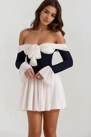 Aurora Off-Shoulder Mini Dress