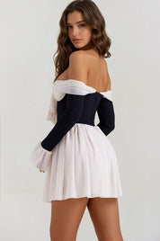 Aurora Off-Shoulder Mini Dress