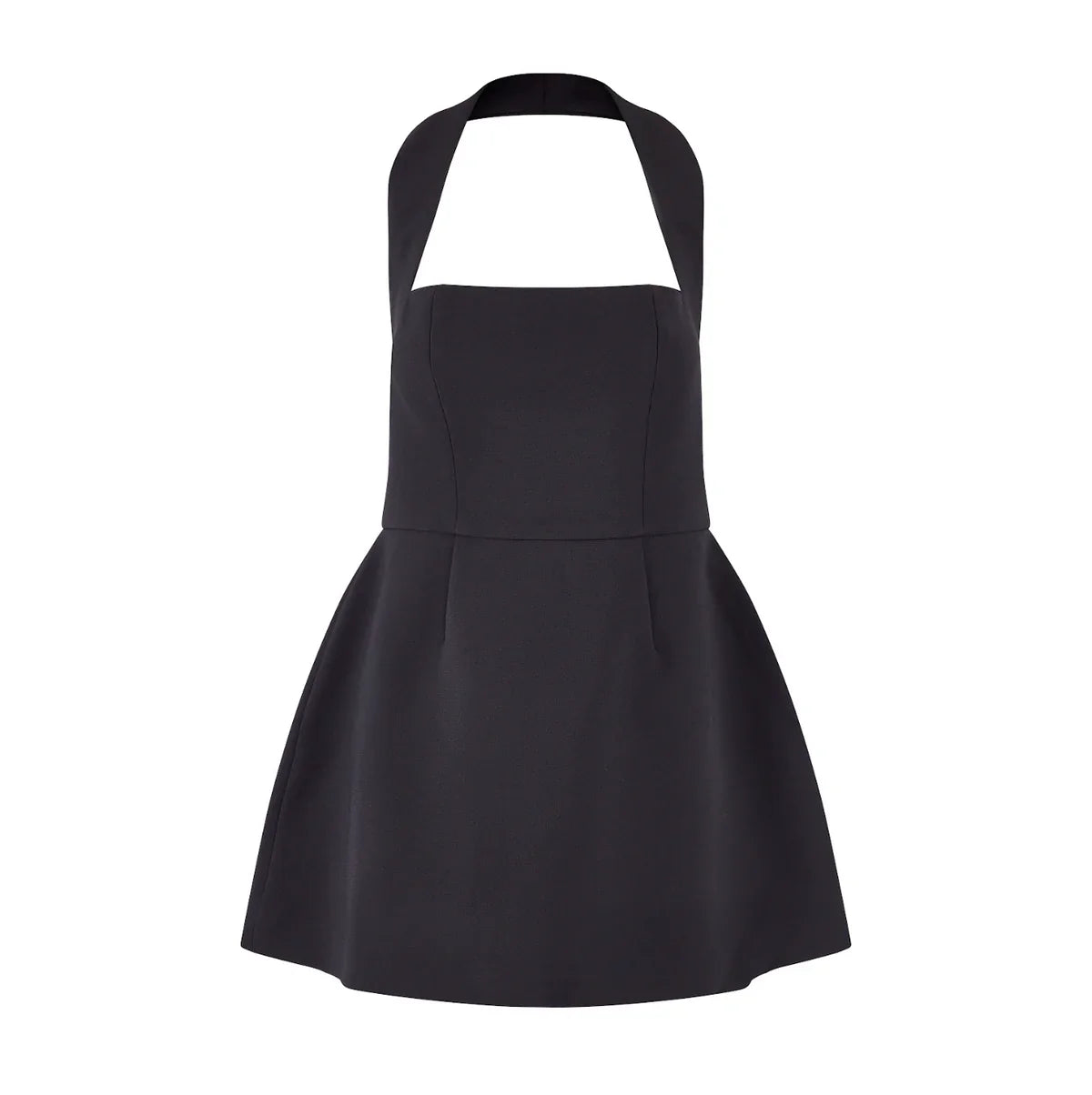 Chloe Halter Fit-and-Flare Mini Dress