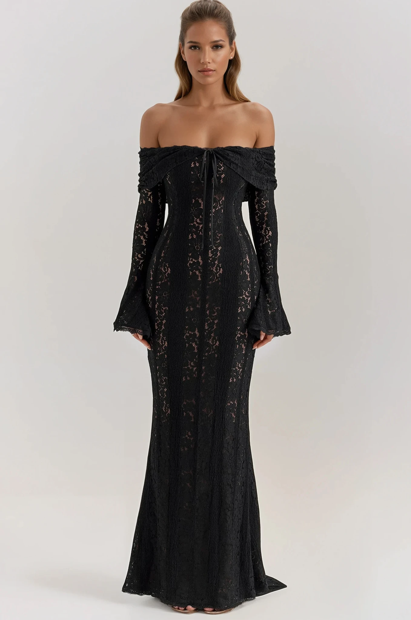 Celeste Off-Shoulder Lace Dress