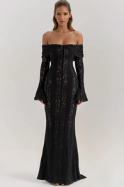 Celeste Off-Shoulder Lace Dress