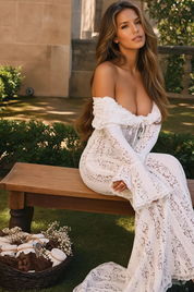 Celeste Off-Shoulder Lace Dress