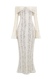 Celeste Off-Shoulder Lace Dress