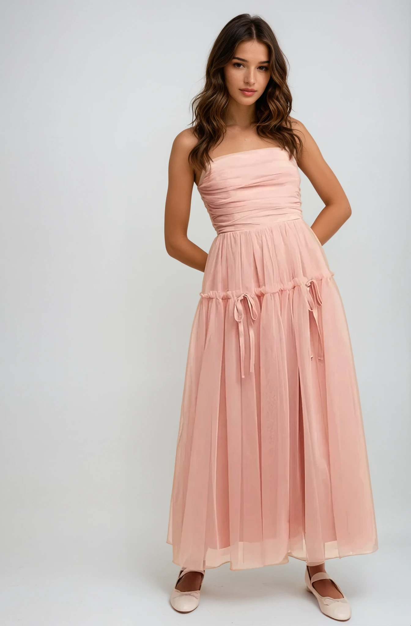 Anastasia Mesh Maxi Dress