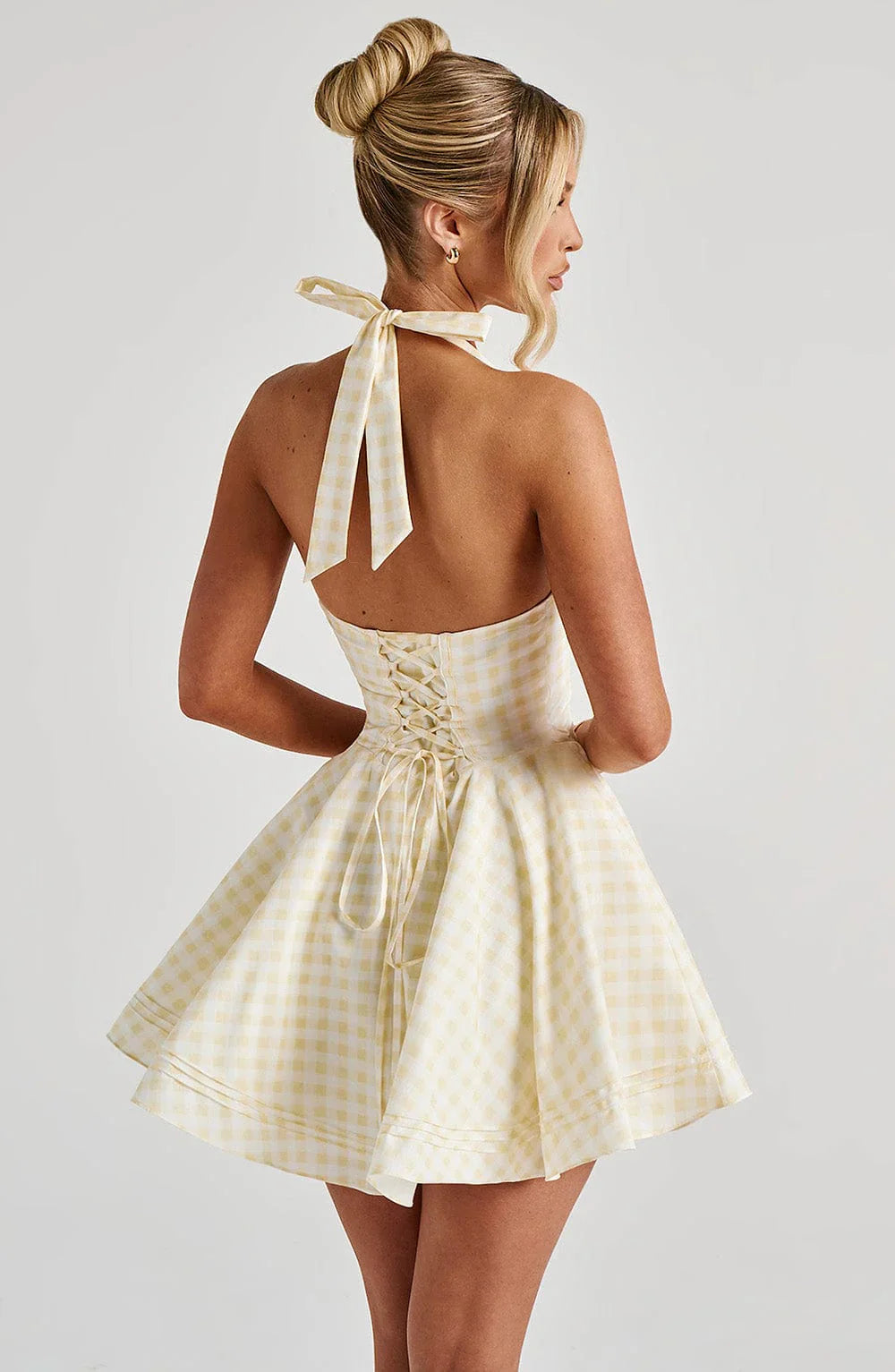 Daisy Halter Mini Dress