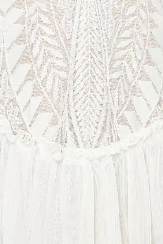 Lilly Off Shoulder Lace Mini Dress