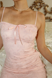 Bow Belle Slip Maxi Dress