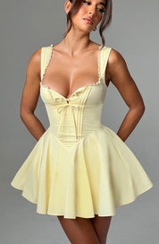 Daisy Halter Mini Dress