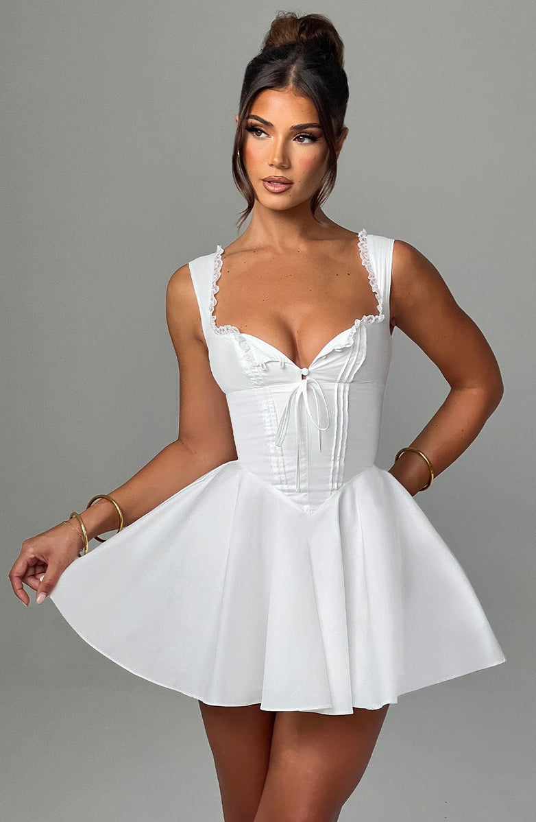 Daisy Halter Mini Dress