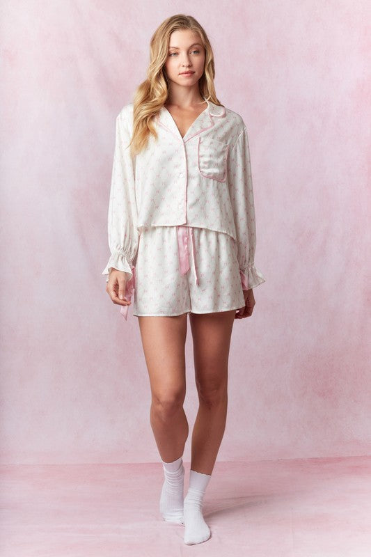 Bow Before Bed PJ Set