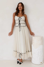 Caprice Frill Midi Cami Dress