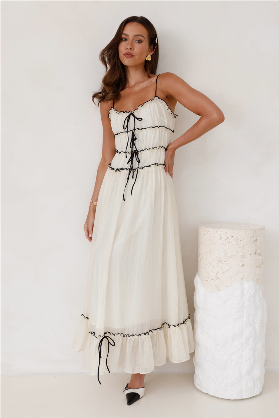Caprice Frill Midi Cami Dress
