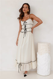 Caprice Frill Midi Cami Dress