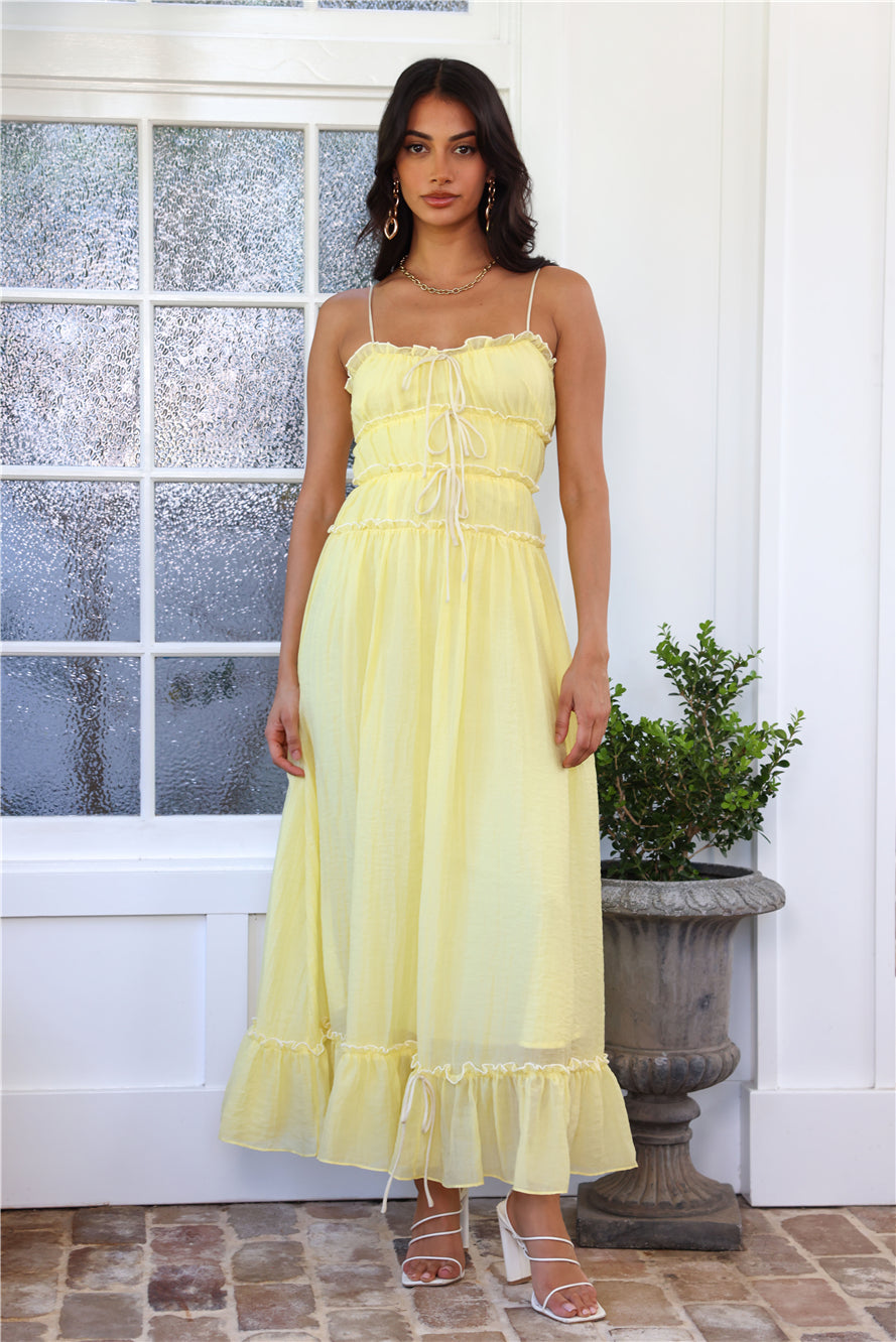 Caprice Frill Midi Cami Dress