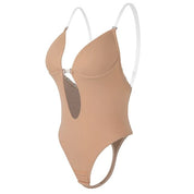 Invisible Backless & Strapless Deep Plunge Bodysuit & Bra