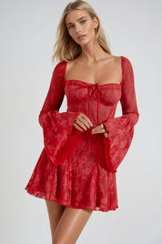 Anissa Vintage Lace Mini Dress