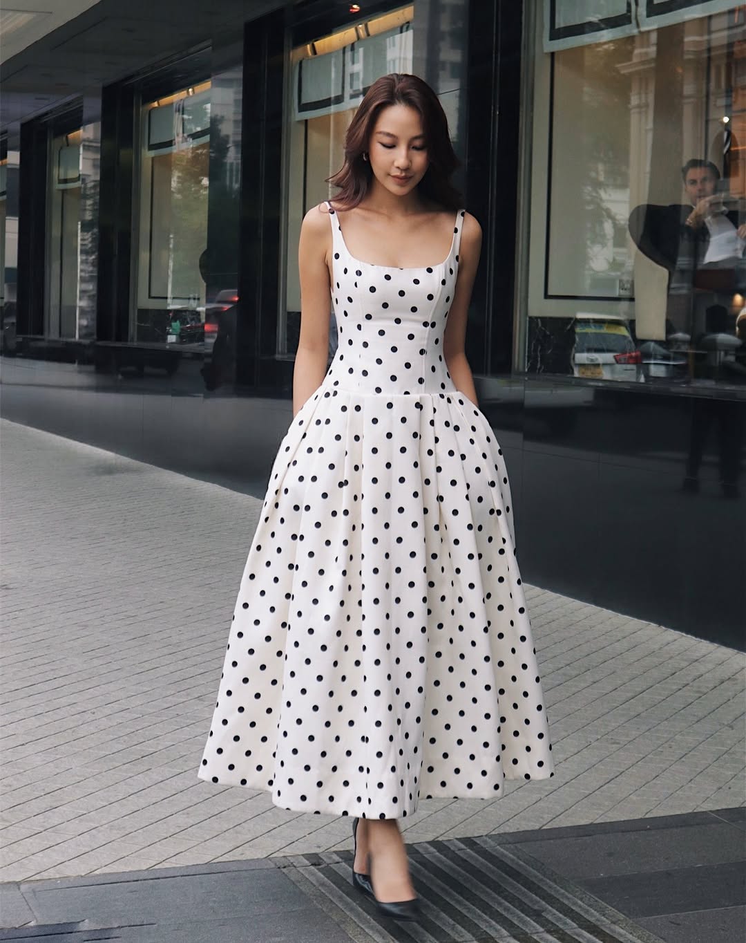 Juliette Polka Dot Maxi Dress