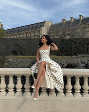 Juliette Polka Dot Maxi Dress