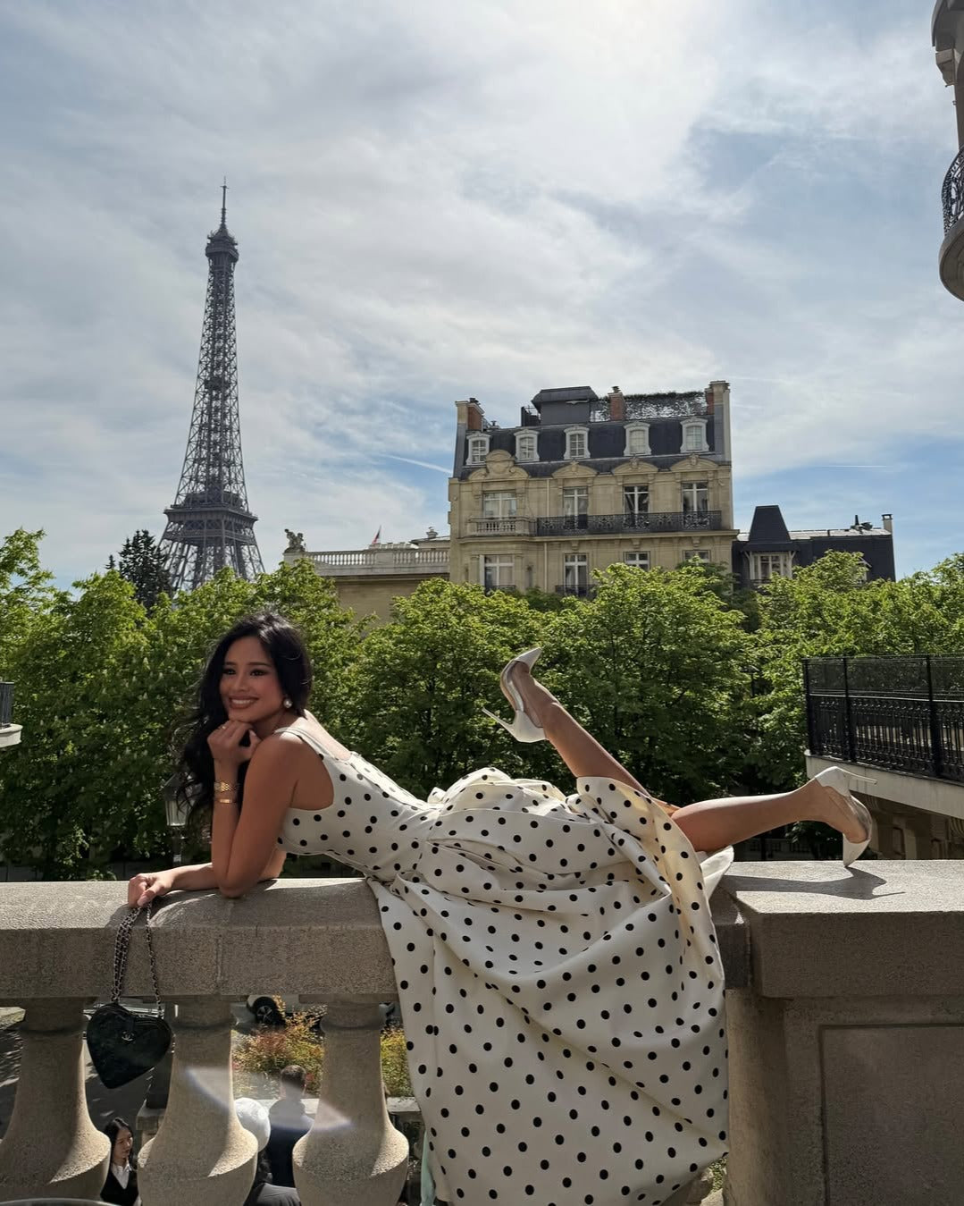 Juliette Polka Dot Maxi Dress