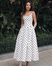 Juliette Polka Dot Maxi Dress