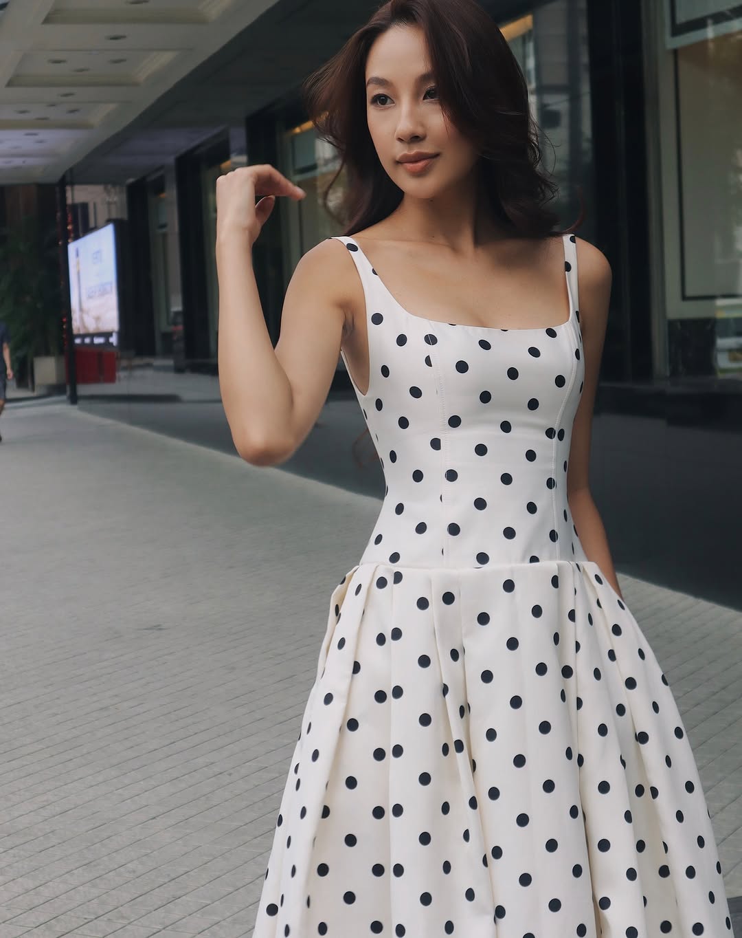 Juliette Polka Dot Maxi Dress