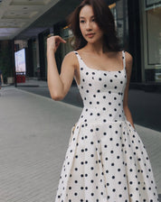 Juliette Polka Dot Maxi Dress