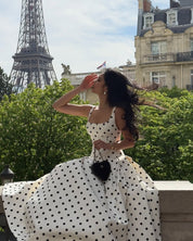 Juliette Polka Dot Maxi Dress